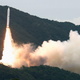 The doomed Epsilon-6 rocket launching from the the Uchinoura Space Center in Japan.